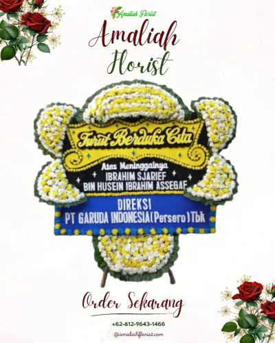 Papan Bunga Duka di Tulusbesar